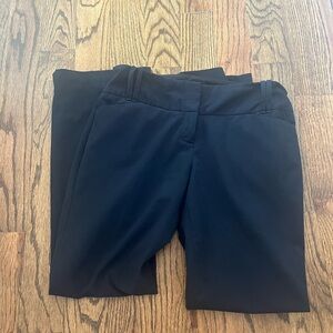 The Limited Cassidy fit bootcut mid rise dark blue trousers dress pants 6S